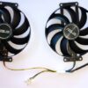 87mm Asus GTX16 and RTX20 Dual MINI Fan Set