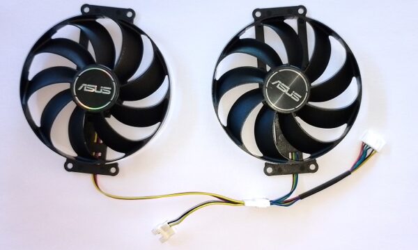 87mm Asus GTX16 and RTX20 Dual MINI Fan Set