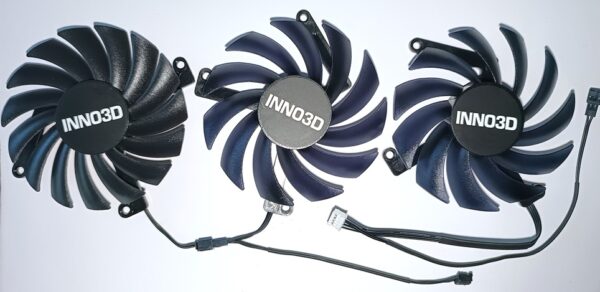 88mm INNO3D RTX4070 and RTX4070Ti X3 Fan Set