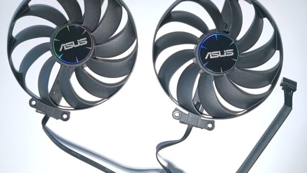 95mm Asus Dual RX66 Series Fan Set
