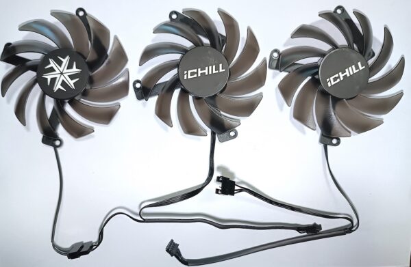 86mm INNO3D RTX3080 / RTX3080Ti / RTX3090 iChill X3/4 Fan Set