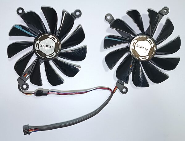 95mm XFX RX5700 / RX5700XT THICC II Fan Set