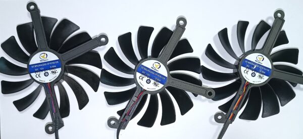 95mm XFX Speedster MERC 310 RX7900XT and RX7900XTX Fan Set - Image 2
